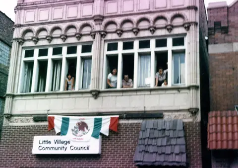 Workers' rights demonstration, Little Village
