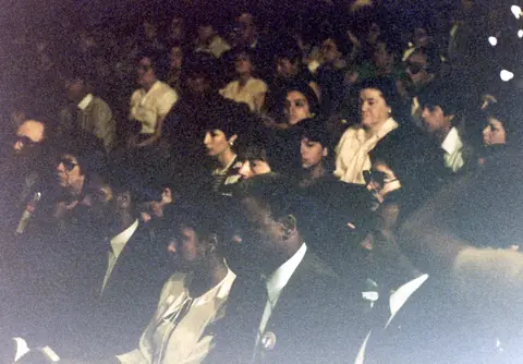 Rudy Lozano's funeral at St. Pius V Church, Pilsen, June 1983