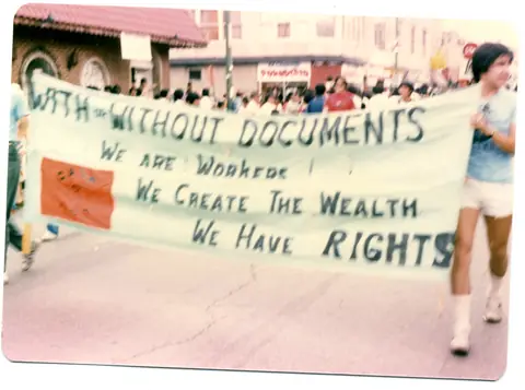 Workers' rights demonstration, Little Village