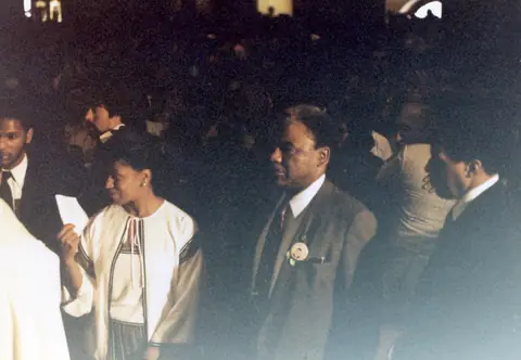 Rudy Lozano's funeral at St. Pius V Church, Pilsen, June 1983