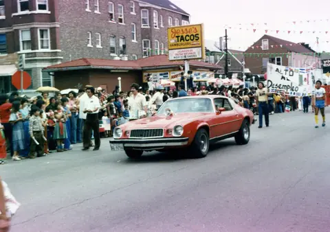 Workers' rights demonstration, Little Village