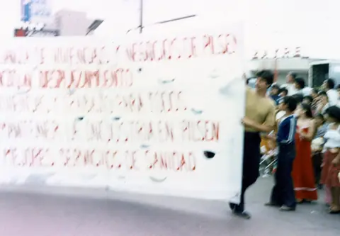 Workers' rights demonstration, Little Village