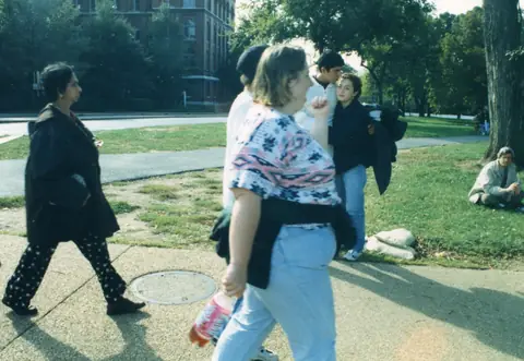 Young Rudy Lozano at a march