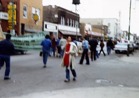 Rally at 26th Street and Kostner, Little Village
