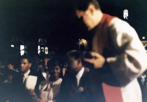 Rudy Lozano's funeral at St. Pius V Church, Pilsen, June 1983