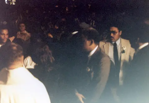 Rudy Lozano's funeral at St. Pius V Church, Pilsen, June 1983