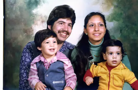 Rudy and Lupe Lozano with their children