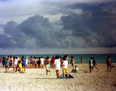 At the Lozano beach home