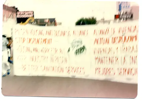 Workers' rights demonstration, Little Village