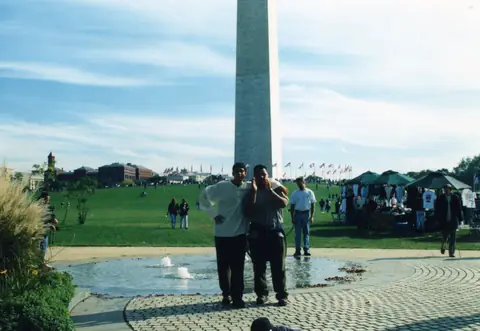 Young Rudy Lozano at a march