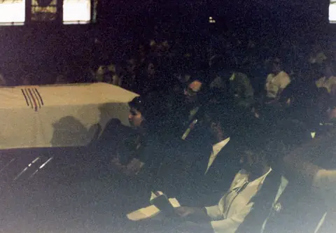 Rudy Lozano's funeral at St. Pius V Church, Pilsen, June 1983