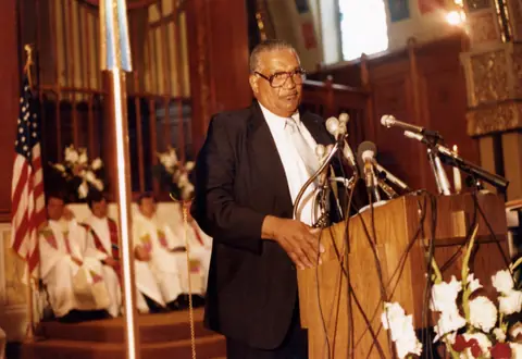 Rudy Lozano's funeral at St. Pius V Church, Pilsen, June 1983
