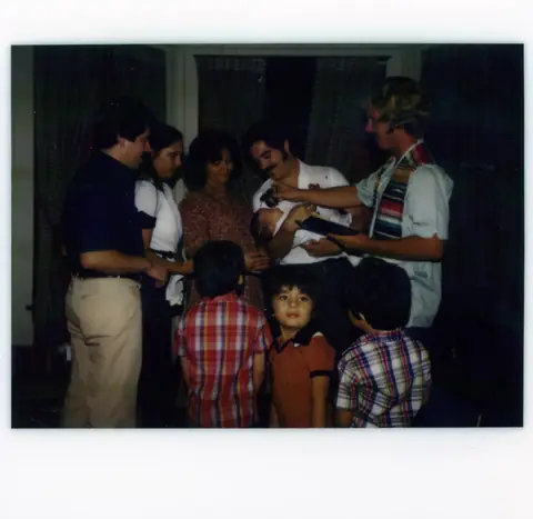 A family baptism