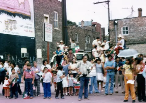 Workers' rights demonstration, Little Village