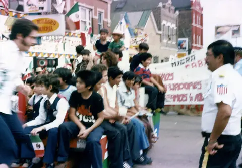Workers' rights demonstration, Little Village