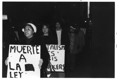 Immigration protest, November