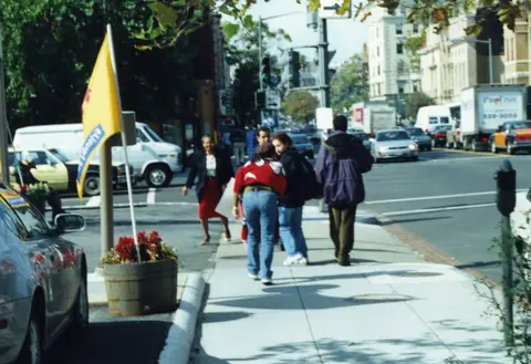 Young Rudy Lozano at a march