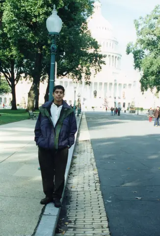 Young Rudy Lozano at a march
